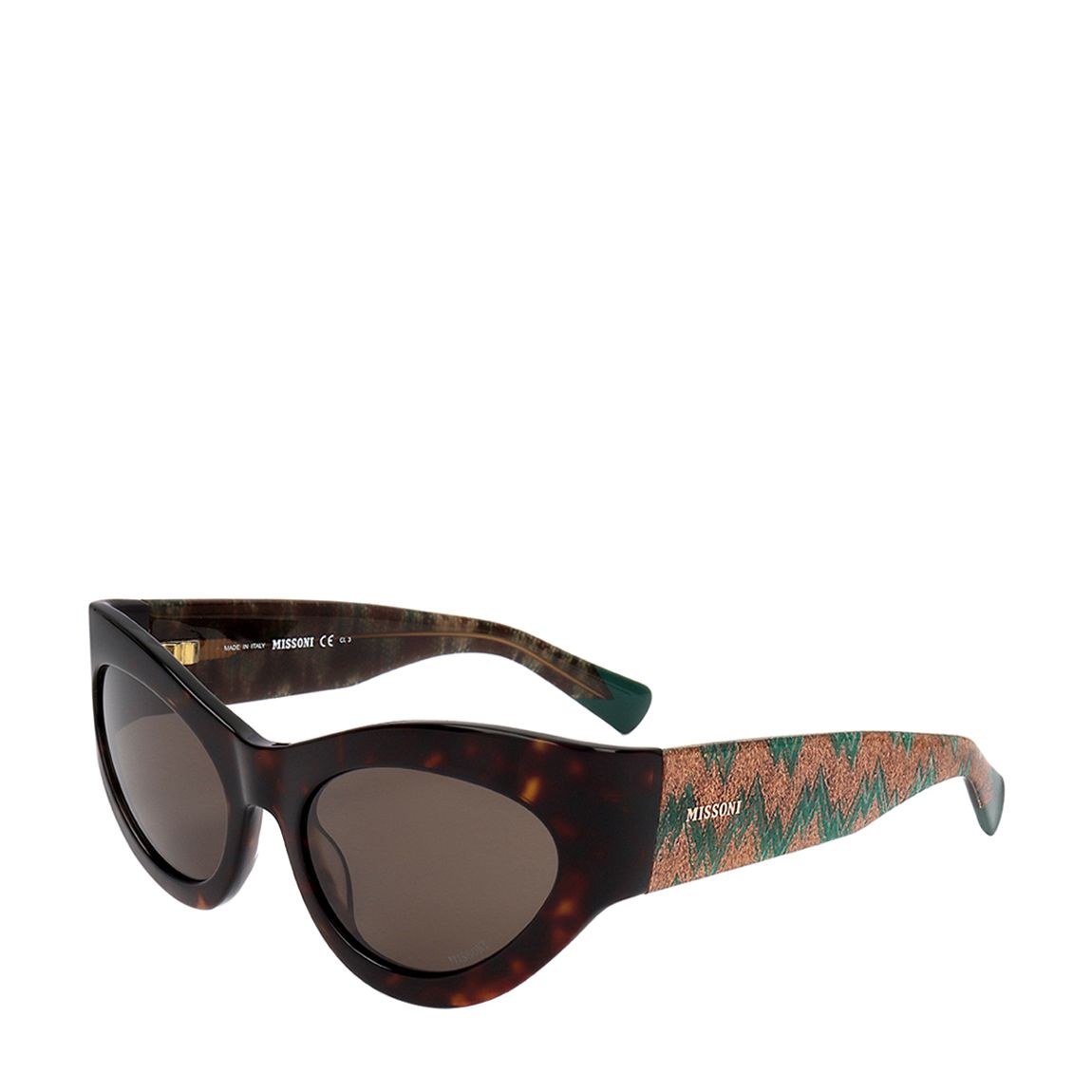Havana Cat Eye Sunglasses 55mm main product photo
