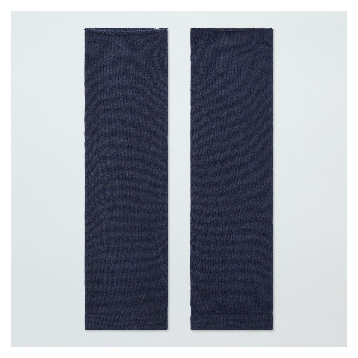 Navy Cashmere Fine Knit Wrist Warmers main product photo