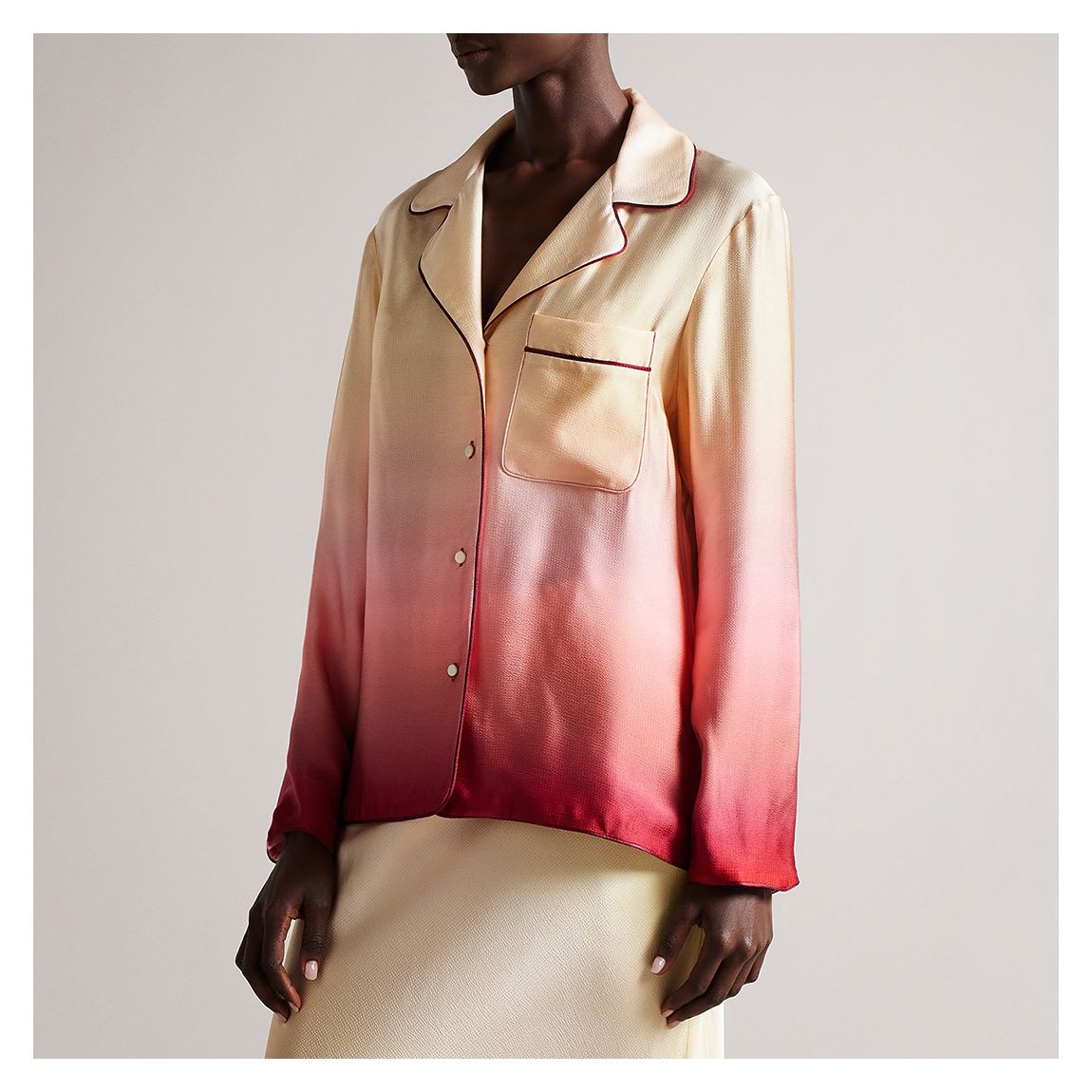 Pink Dagna Gradient Edge Shirt main product photo