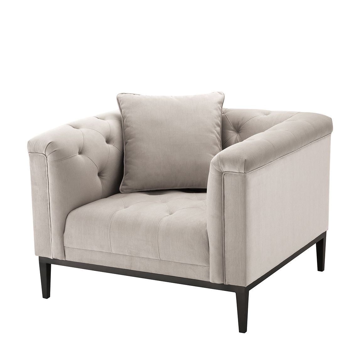 Cesare Chair, Pebble Grey main product photo