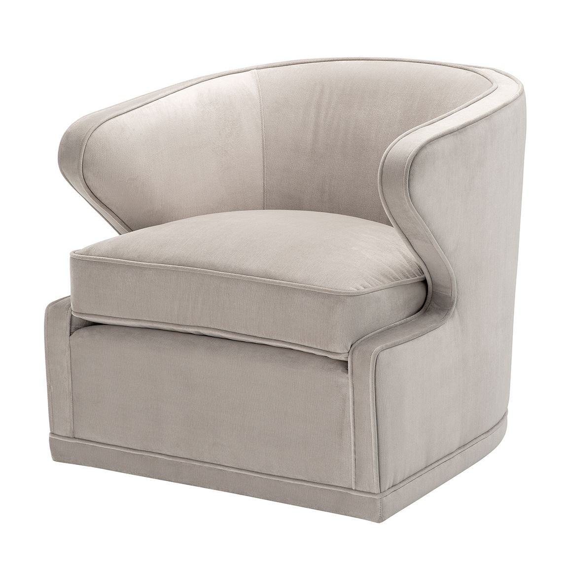 Dorset Swivel Chair, Pebble Grey main product photo