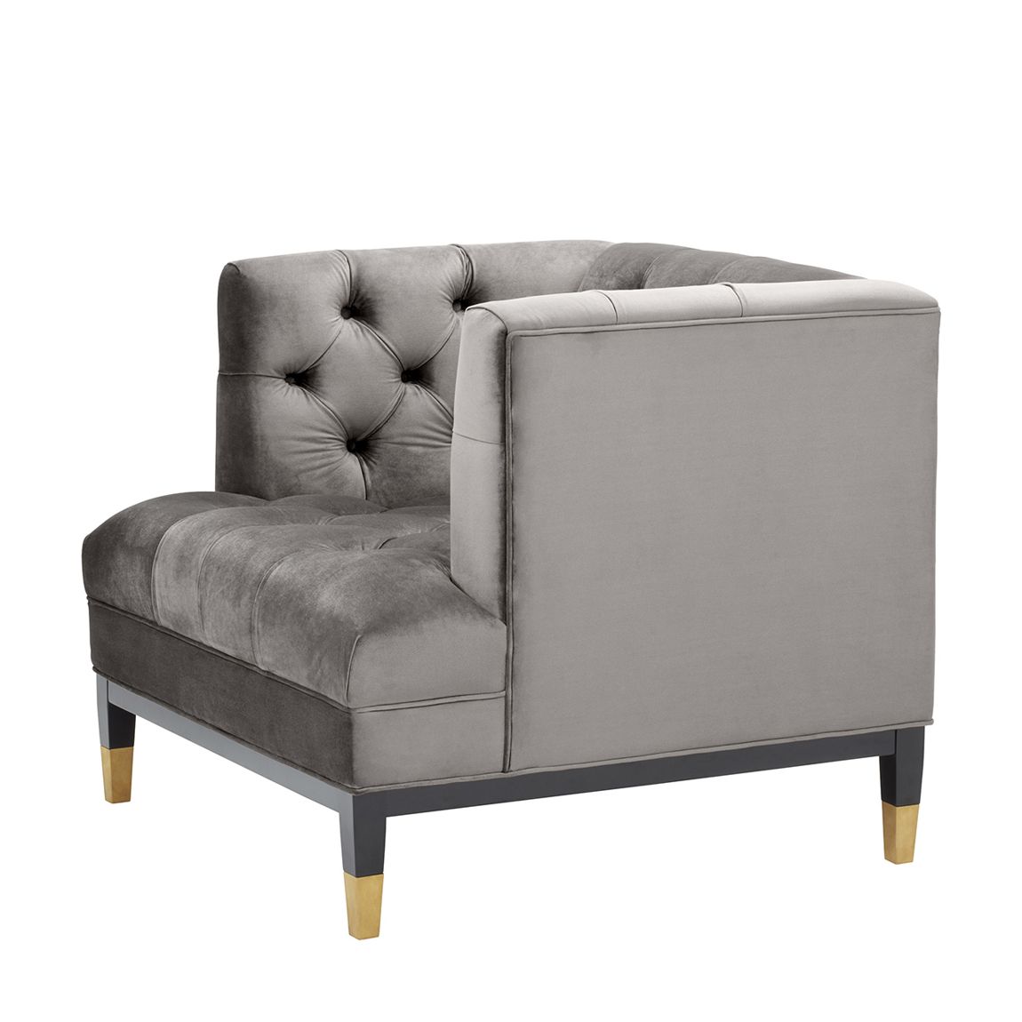 Castelle Chair, Grey Velvet main product photo