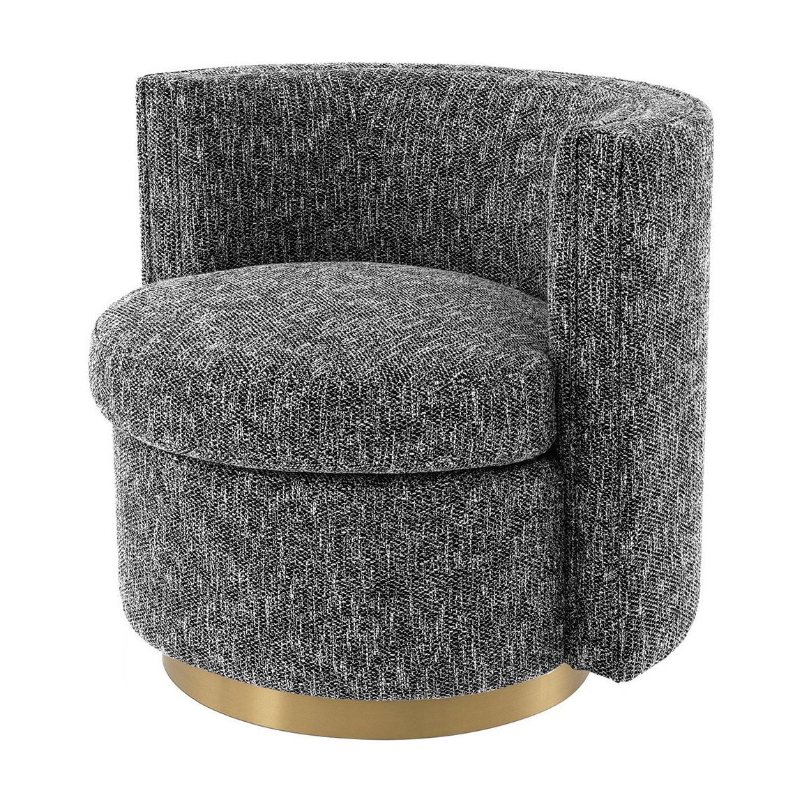 Amanda Swivel Chair, Cambon Black main product photo