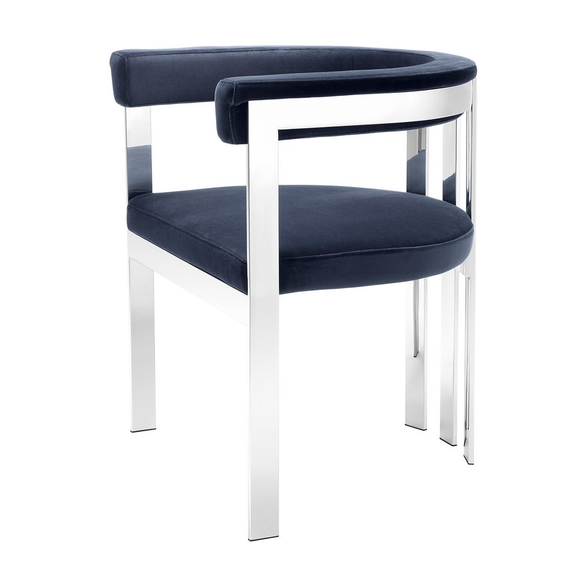 Clubhouse Dining Chair, Savona Midnight Blue main product photo