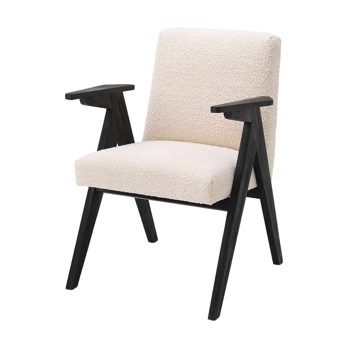 Bobo Dining Chair, Boucle Cream main product photo