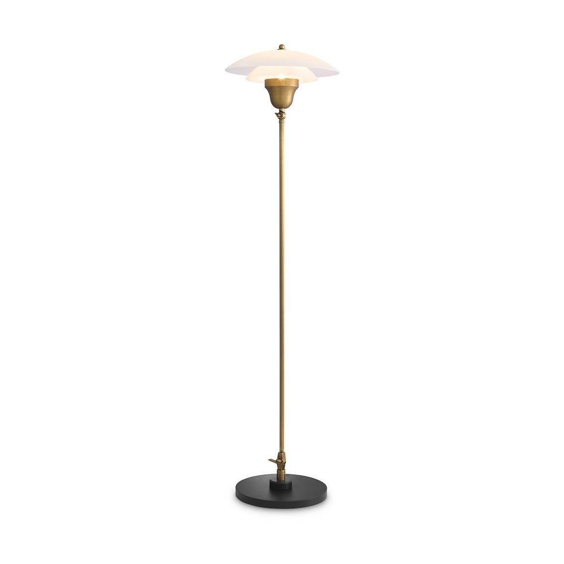 Novento Floor Lamp, Antique Brass main product photo