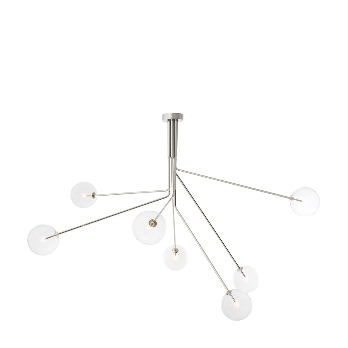 Topaz Chandelier, Nickel main product photo