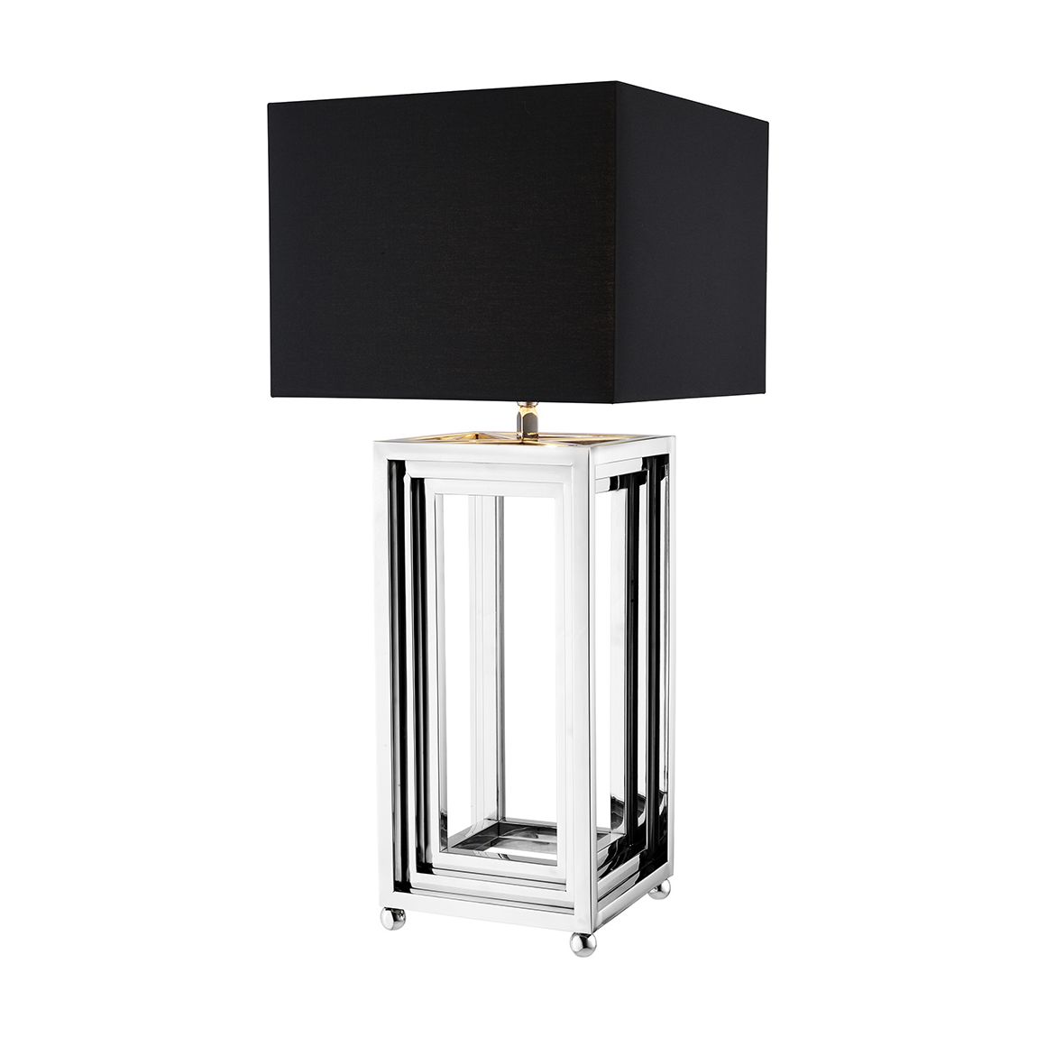 Menaggio Table Lamp, Nickel including shade main product photo