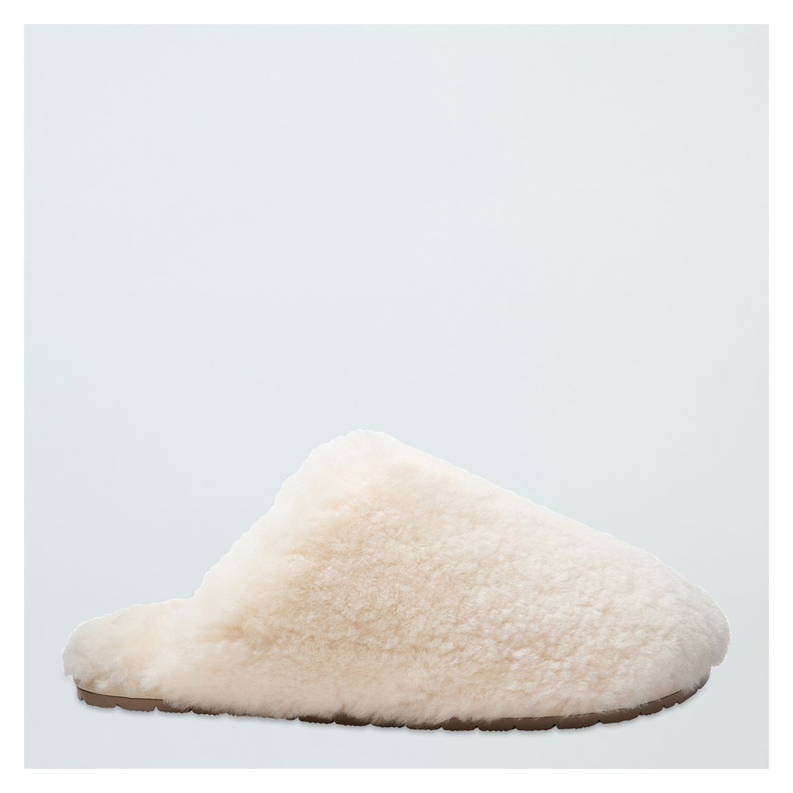 Cream Sheepskin Mule Slippers main product photo