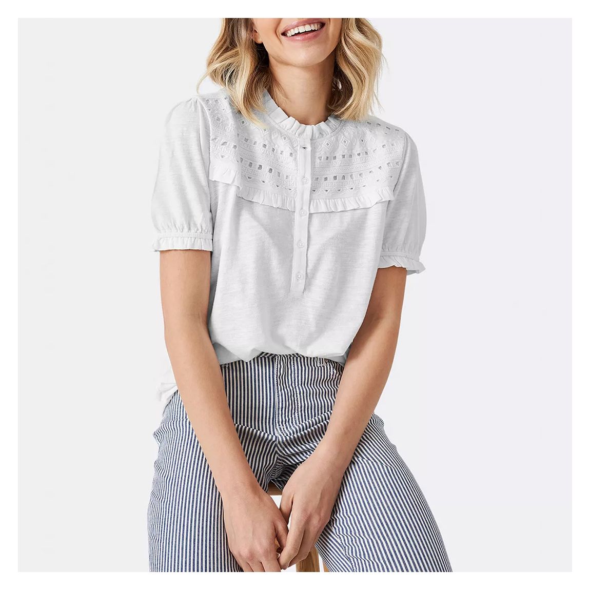 White Leigha Top main product photo
