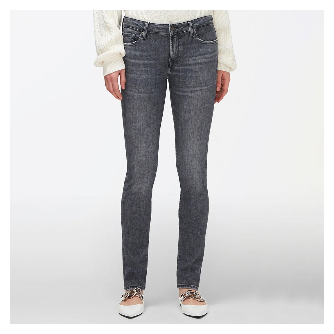 Grey Pyper Slim Stretch Jeans main product photo