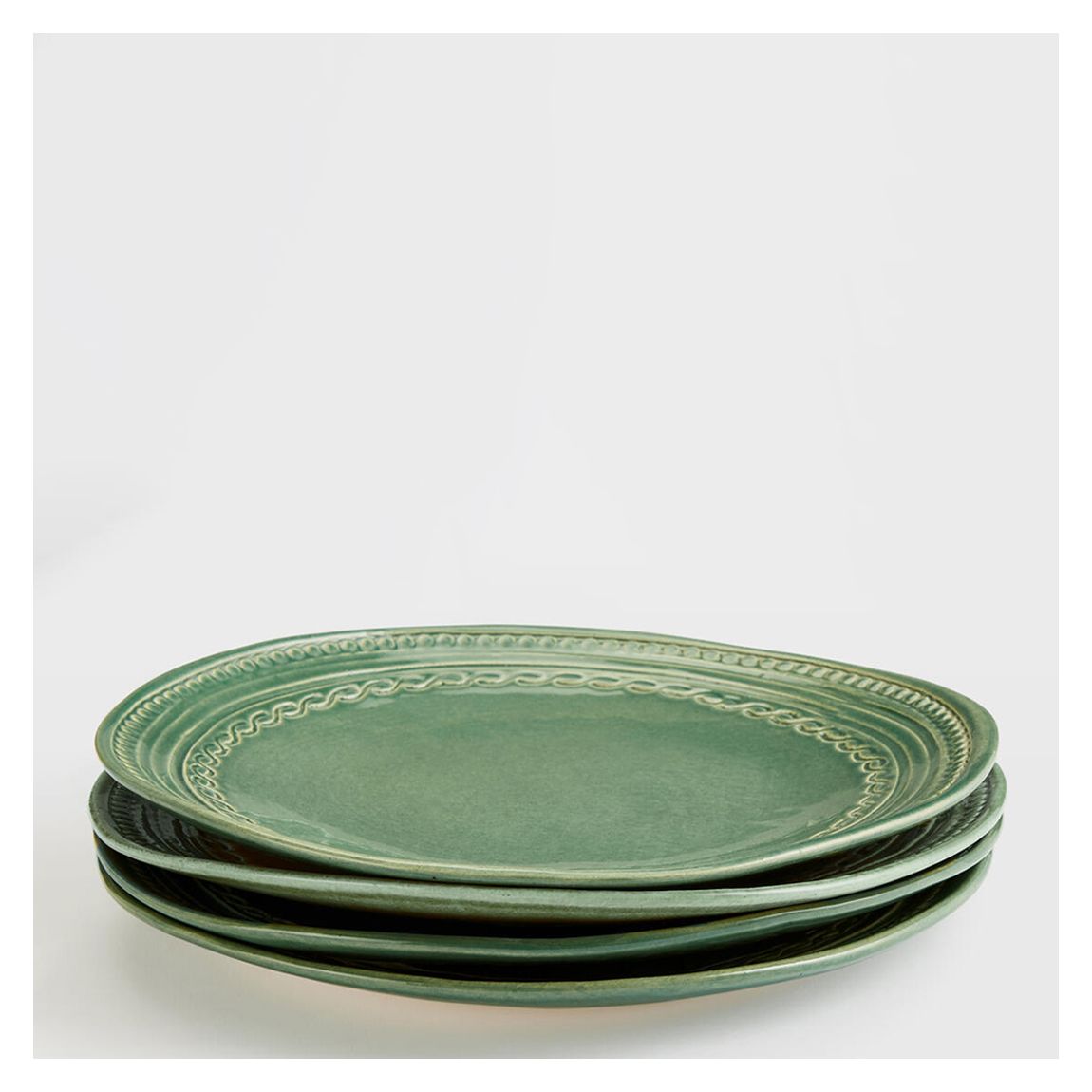 Set of 4 Green Adderbury Side Plate main product photo