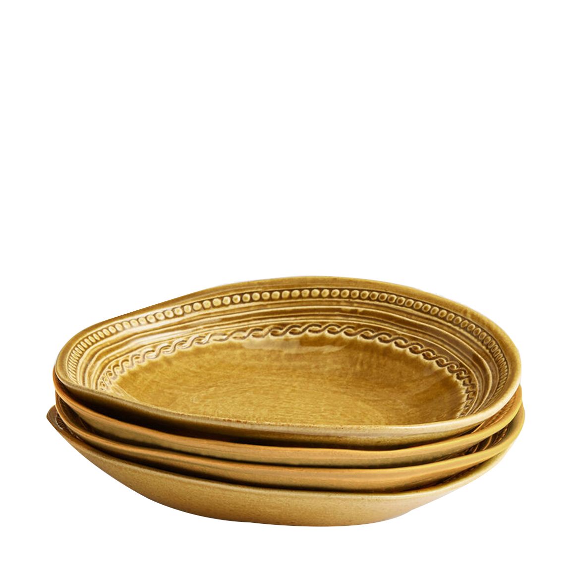 Set of 4 Ochre Adderbury Pasta Bowl main product photo