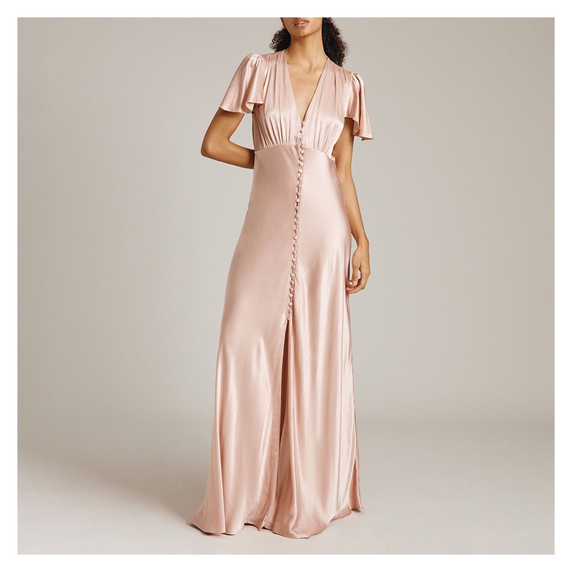 Pink Delphine Maxi Dress main product photo