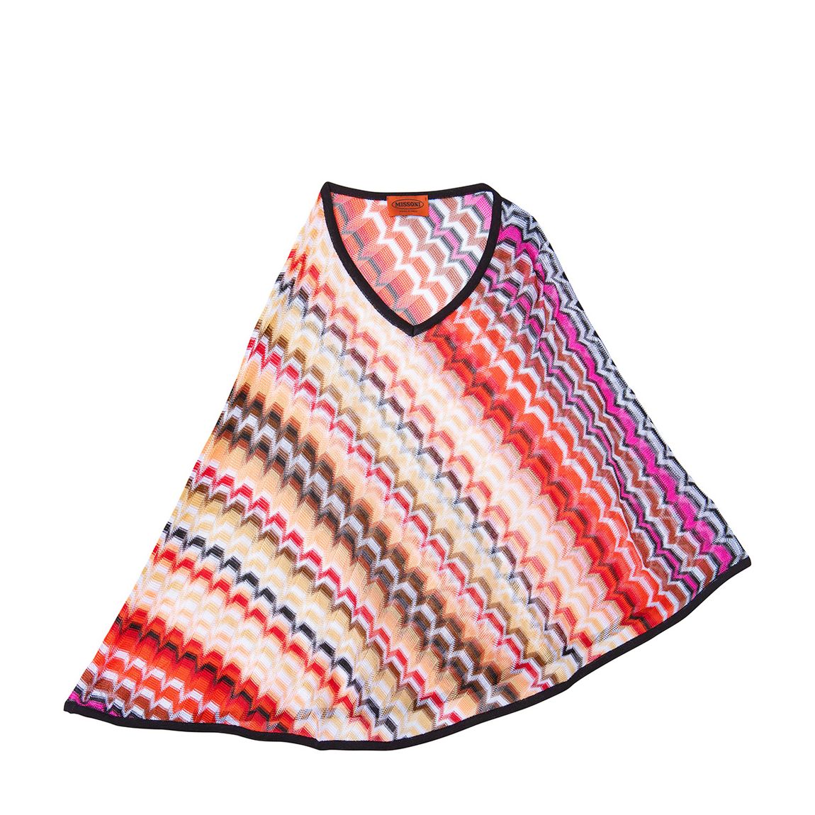 Multi Knitted Poncho main product photo