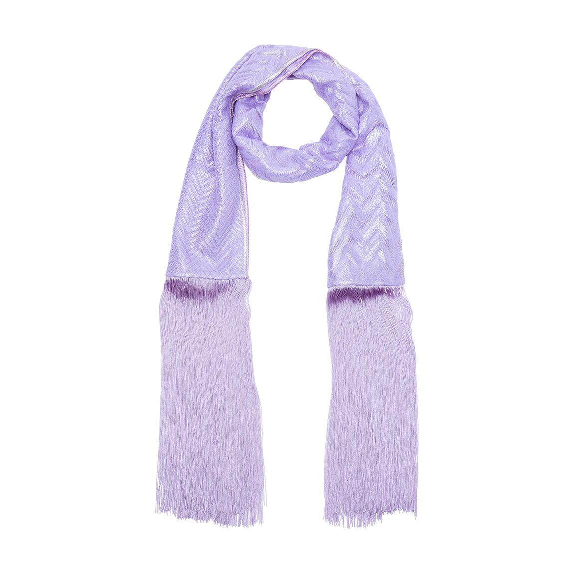 Purple kniited scarf main product photo