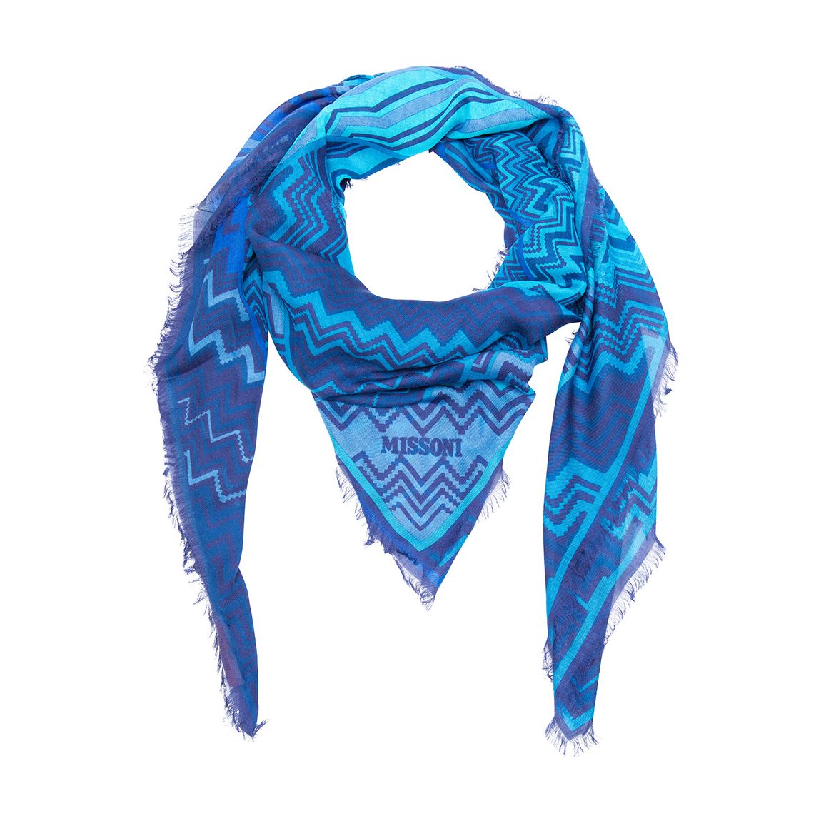 Blue Woven Shawl main product photo
