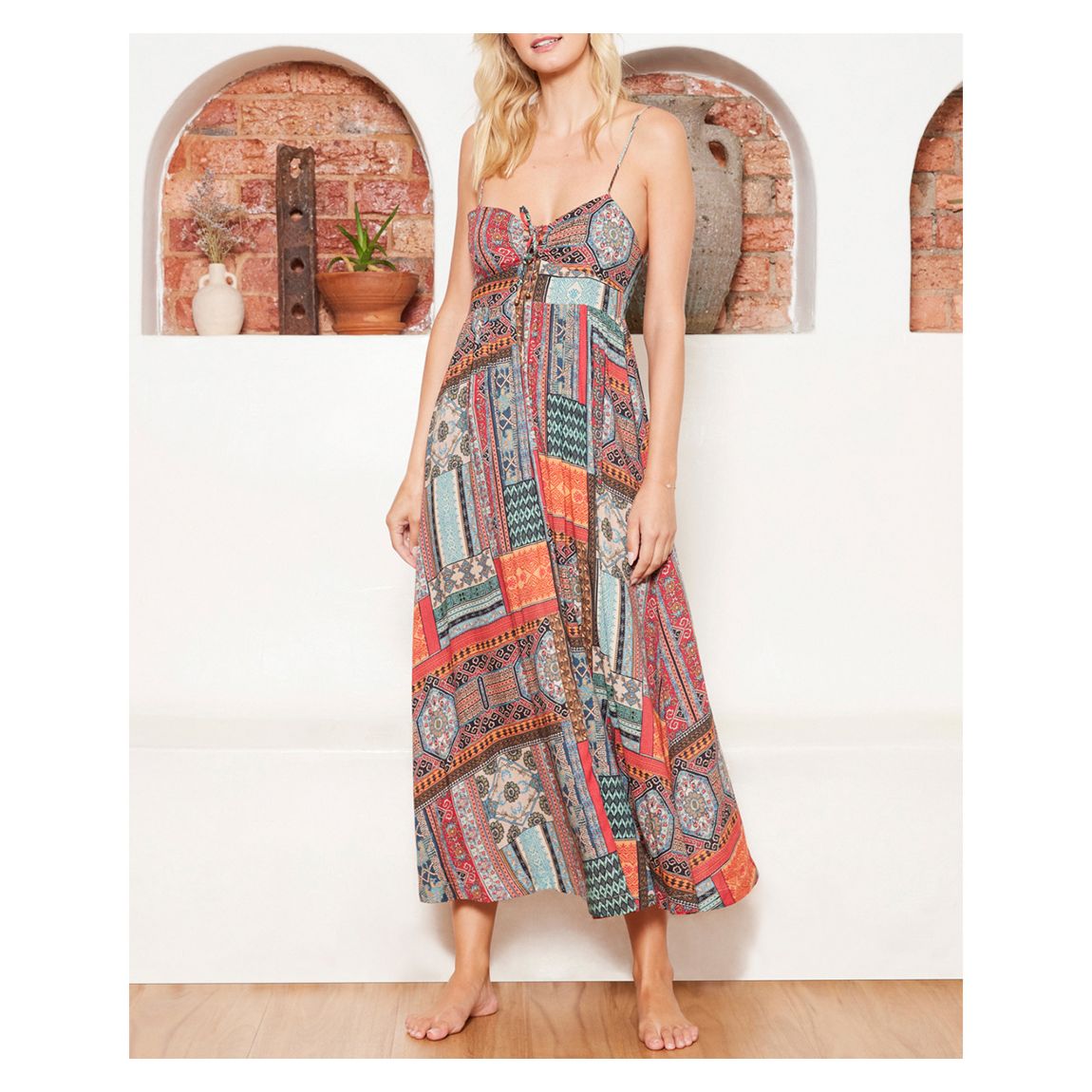 Multi Kefalonia Becca Midi Dress main product photo