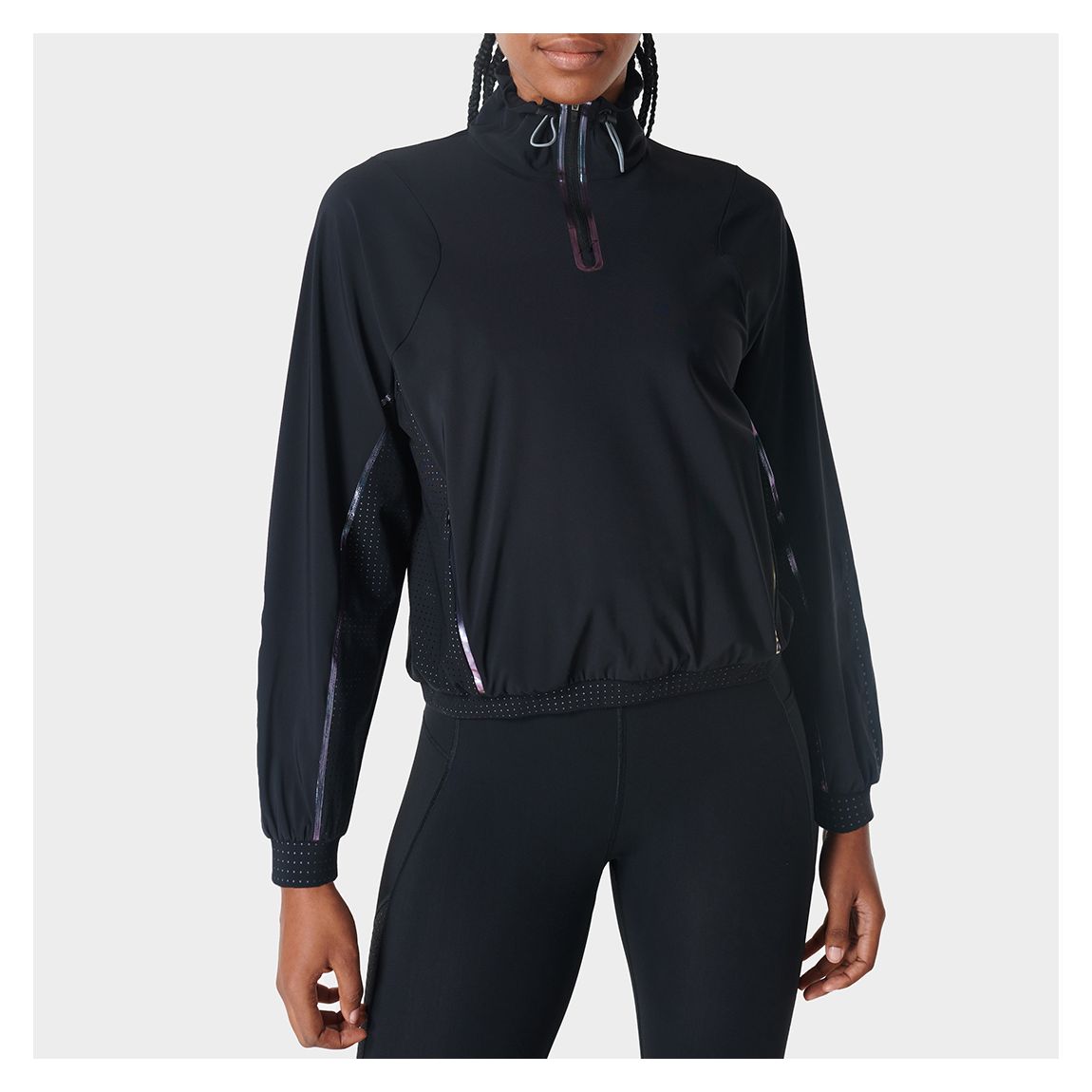 Black Zero Gravity Run Half Zip main product photo