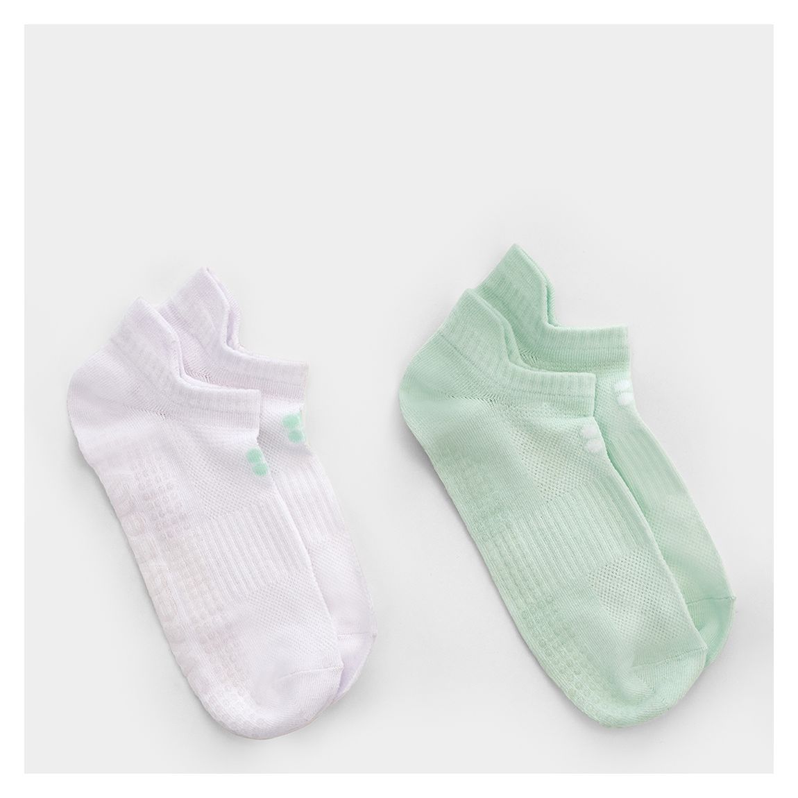 Spring Green Barre Gripper Socks 2 Pack main product photo
