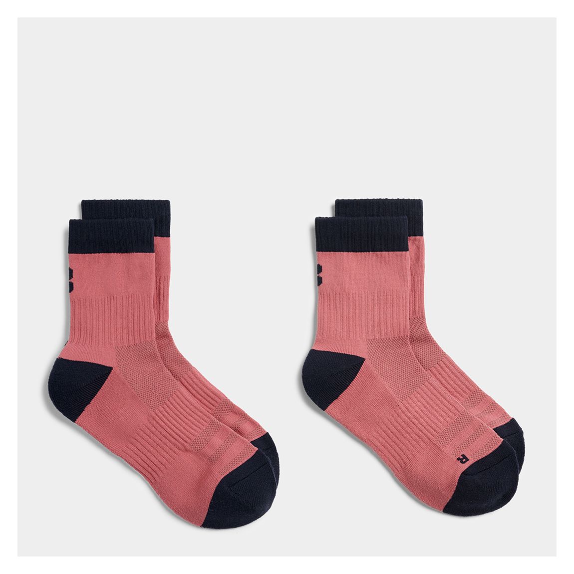 Pink Crew Running Socks 2 Pack main product photo