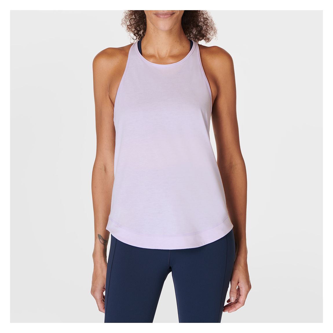 Lavender Breathe Easy Run Tank Top main product photo