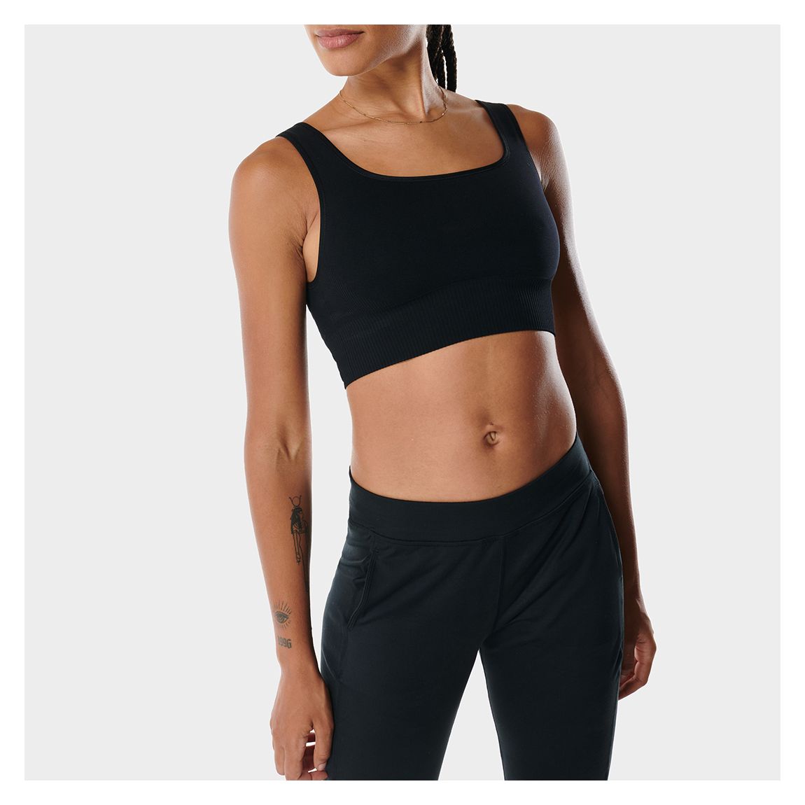 Black Balance Seamless Bra main product photo