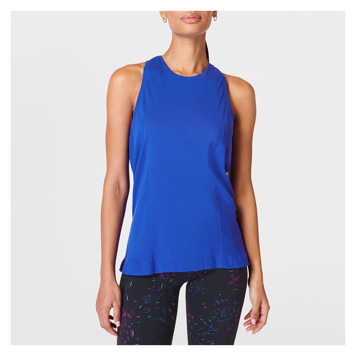 Blue Athlete Seamless Featherweight Workout Tank main product photo