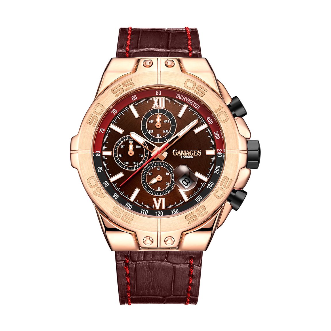 Men's Brown Gamages of London Turbulence Watch 48mm main product photo