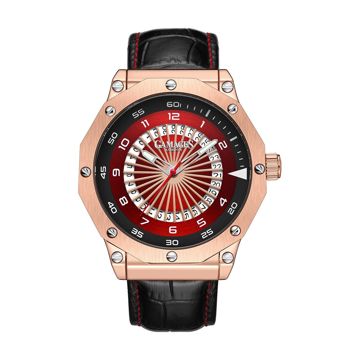 Men's Gold Gamages of London Compass Watch 45mm main product photo