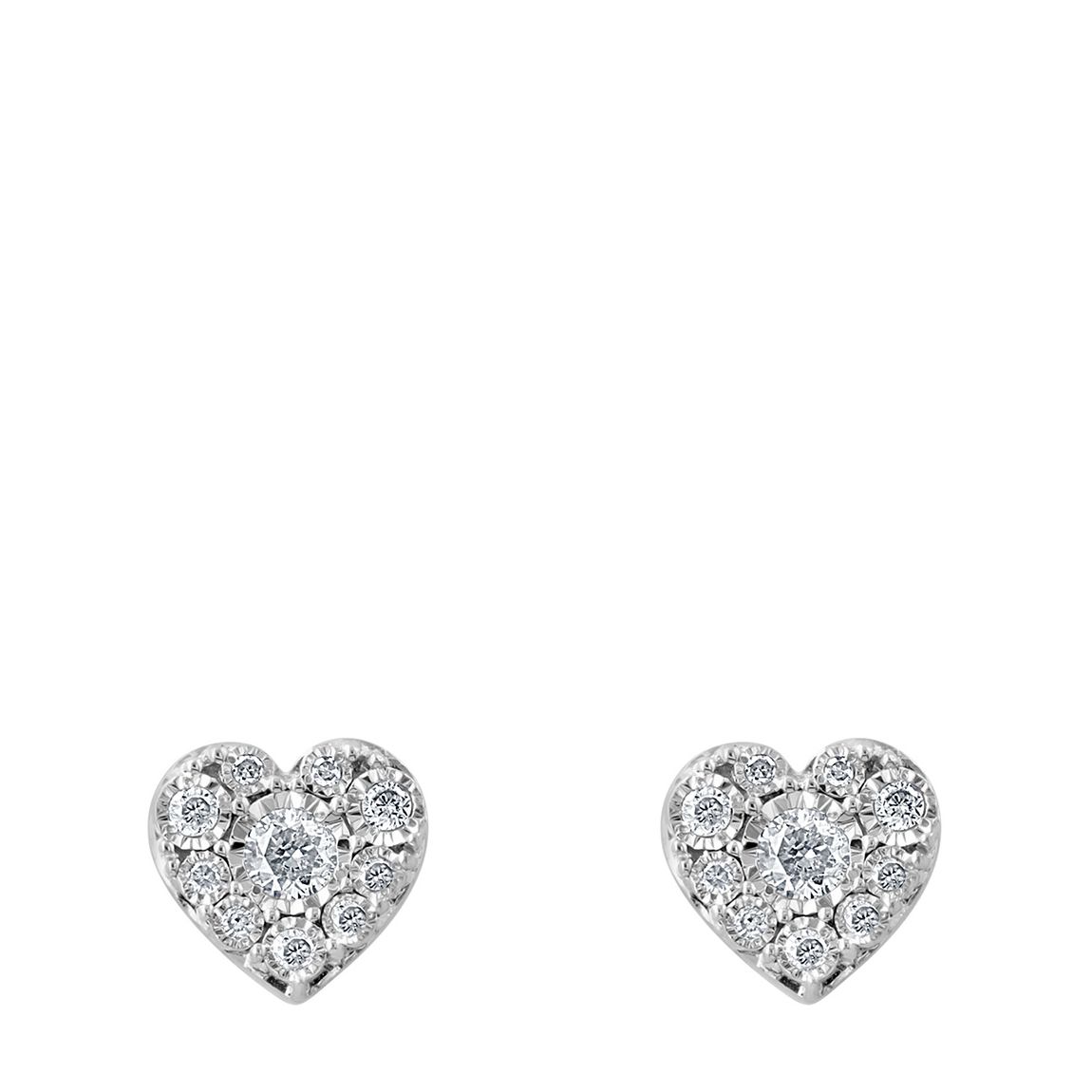Diamond Heart Earrings main product photo
