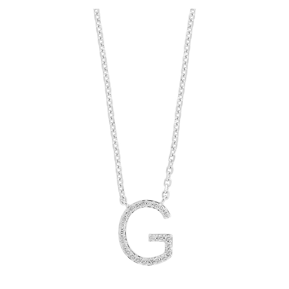 Diamond G Necklace main product photo