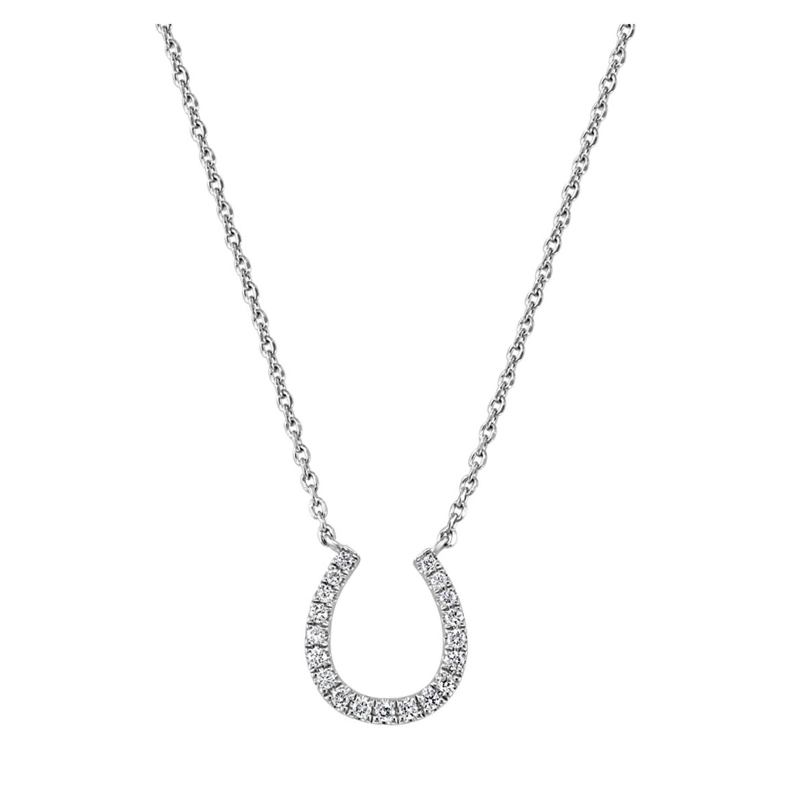 Diamond Horseshoe Necklace main product photo