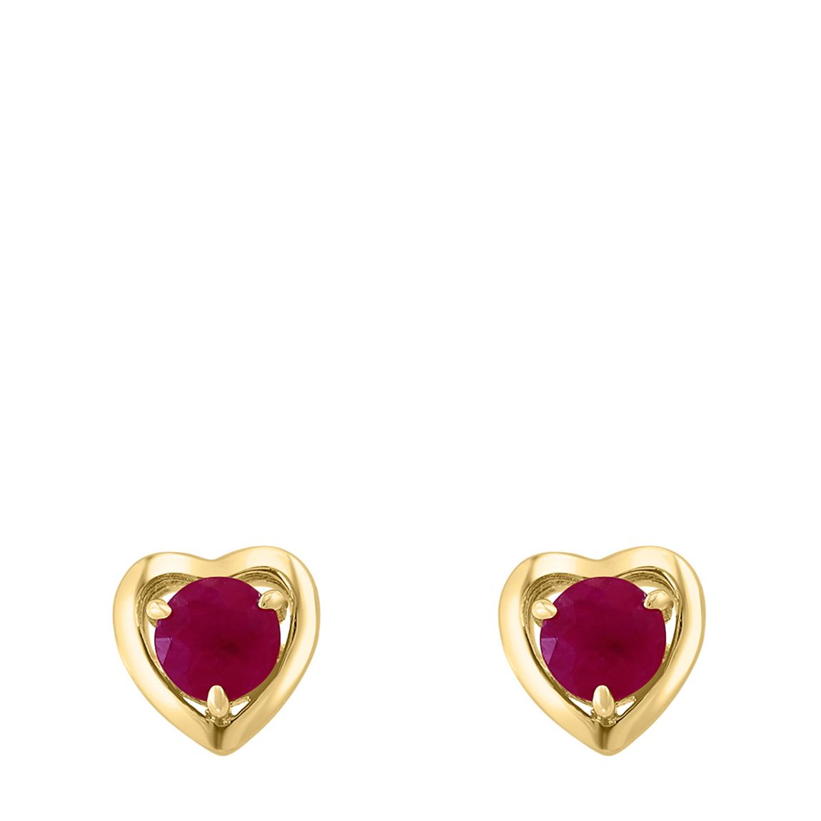 Ruby Heart Earrings main product photo