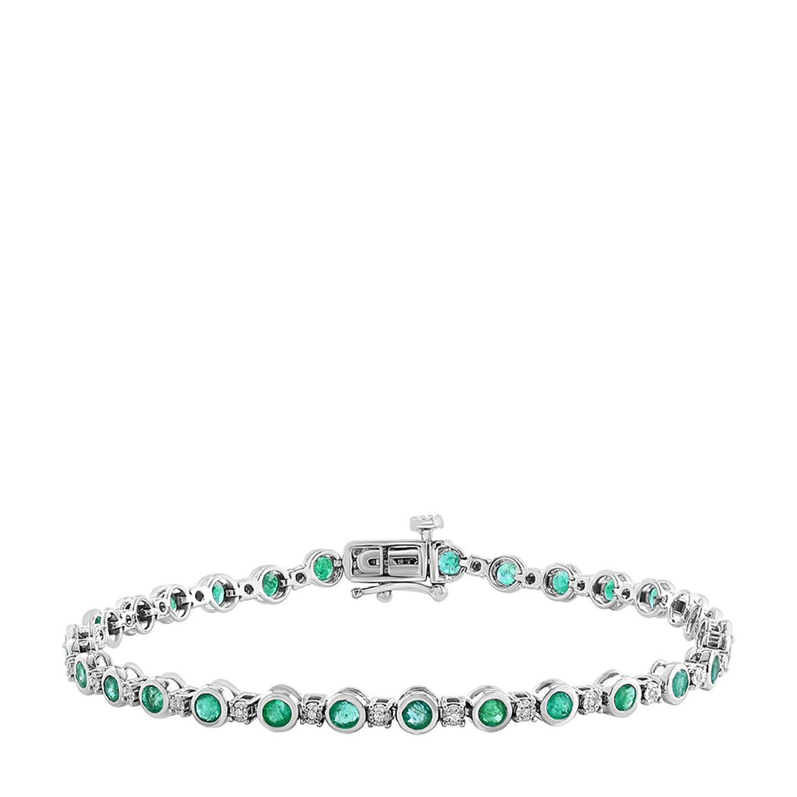 Diamond & Emerald Bracelet main product photo