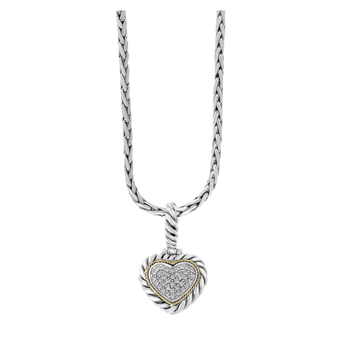 Diamond Heart Pendant Necklace main product photo