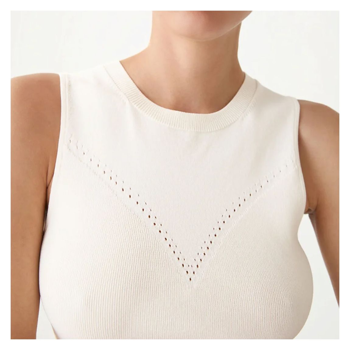 White Laurette Top main product photo