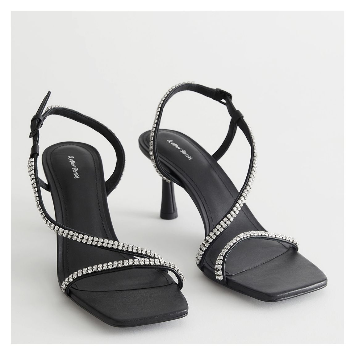 Black Malou Strappy Sandalette main product photo