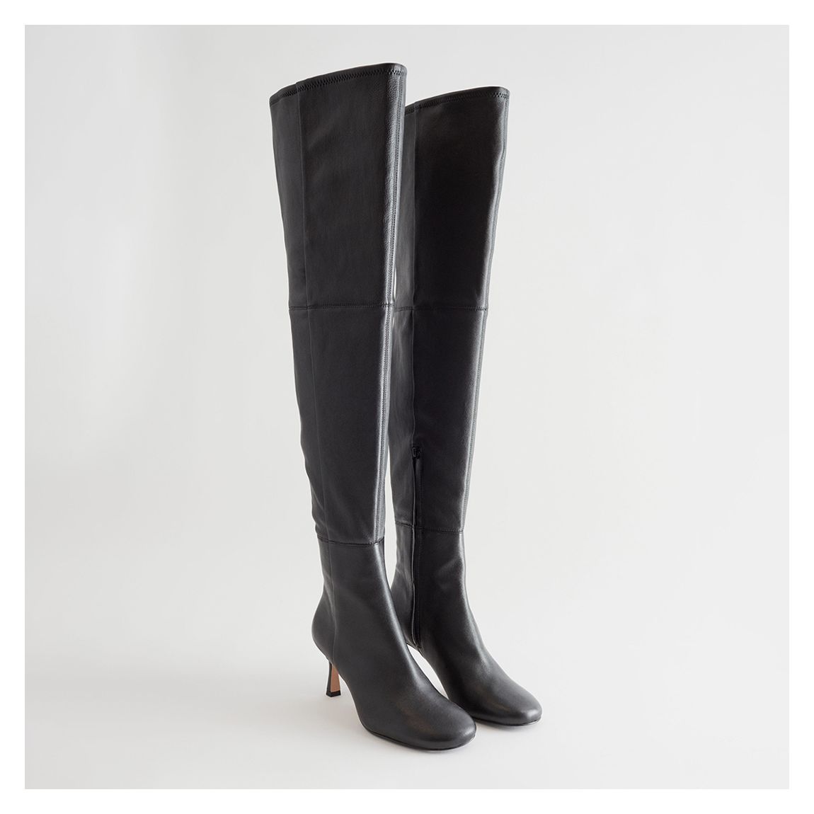 Black Marcia overknee boot main product photo