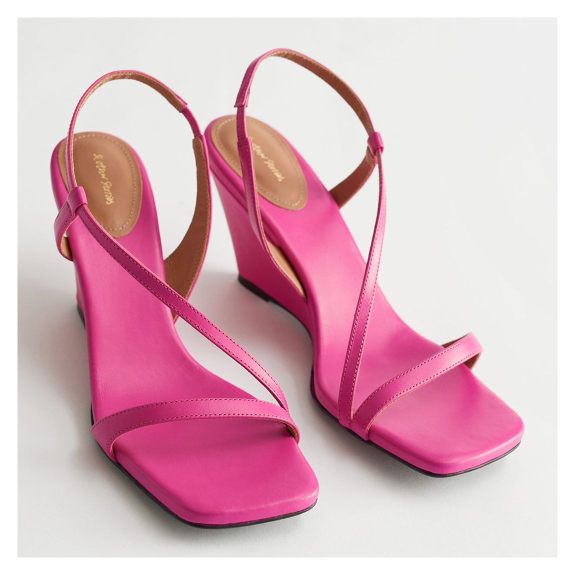 Pink Adine Wedge Heels main product photo