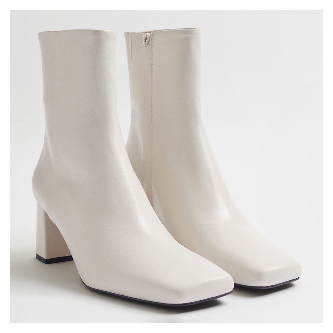 White Odette Boot main product photo
