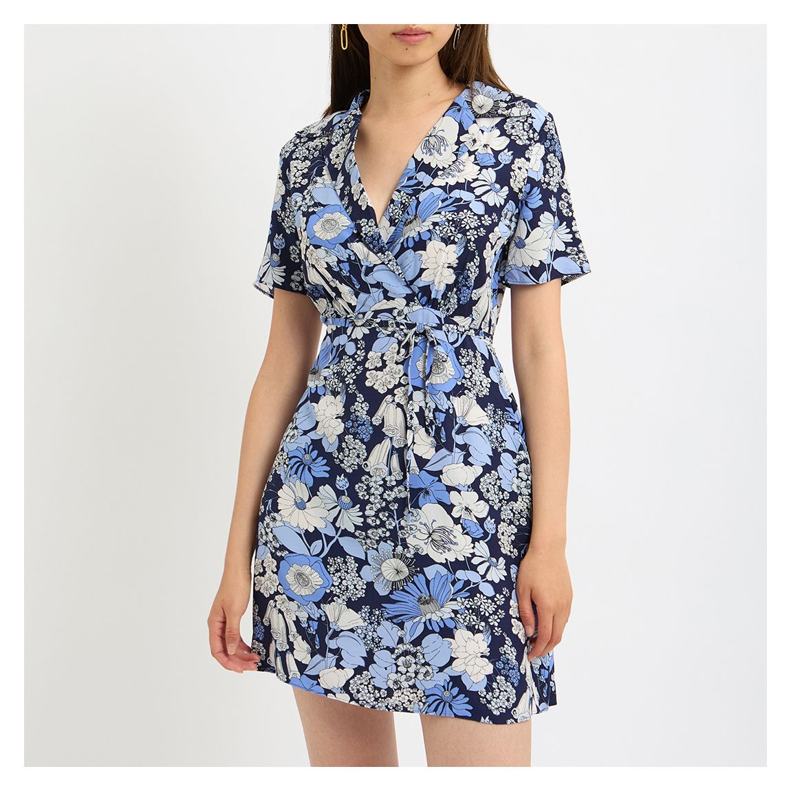 Blue Peggy Mini Dress main product photo