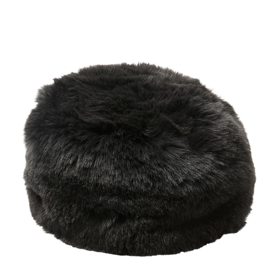 Black Moa Faux Fur Hat main product photo