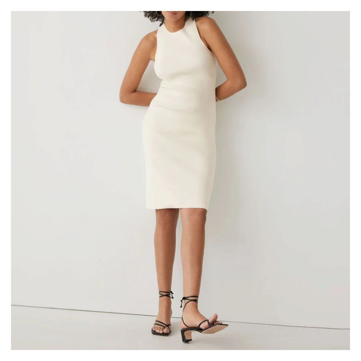 White Blair Midi Dress main product photo