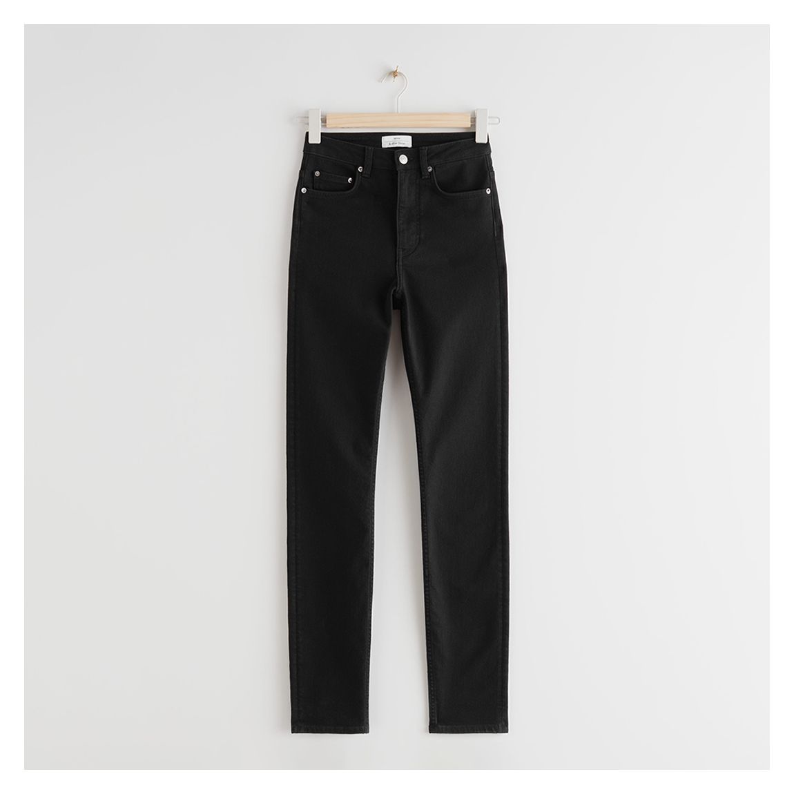 Black Special Cut Skinny Jeans main product photo
