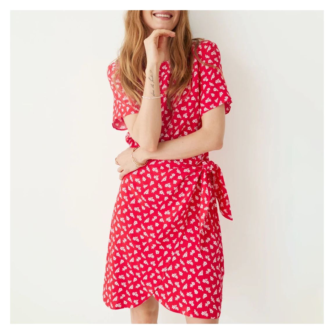 Red Albert Mini Dress main product photo
