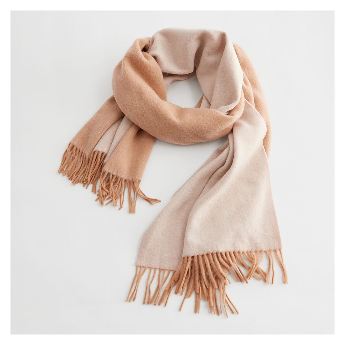 Beige Lessebo Wool Scarf main product photo