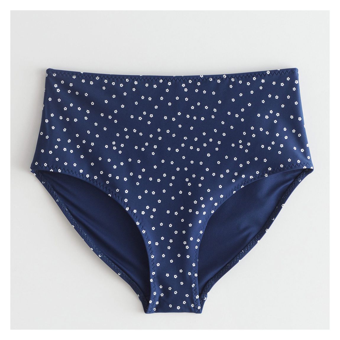Blue Romane High waist Bikini Briefs main product photo