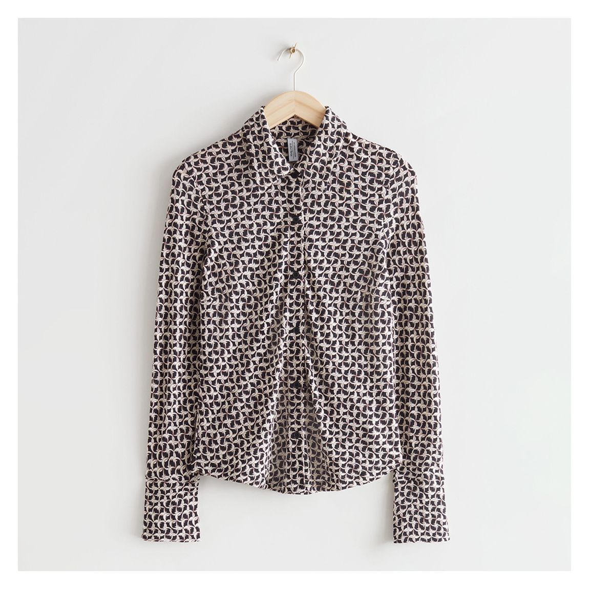 Black Emma Printed Shirt main product photo