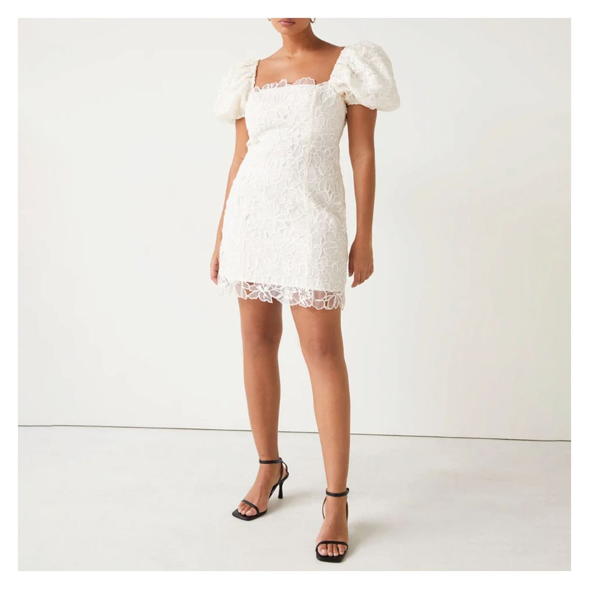 White Luisa Mini Dress main product photo